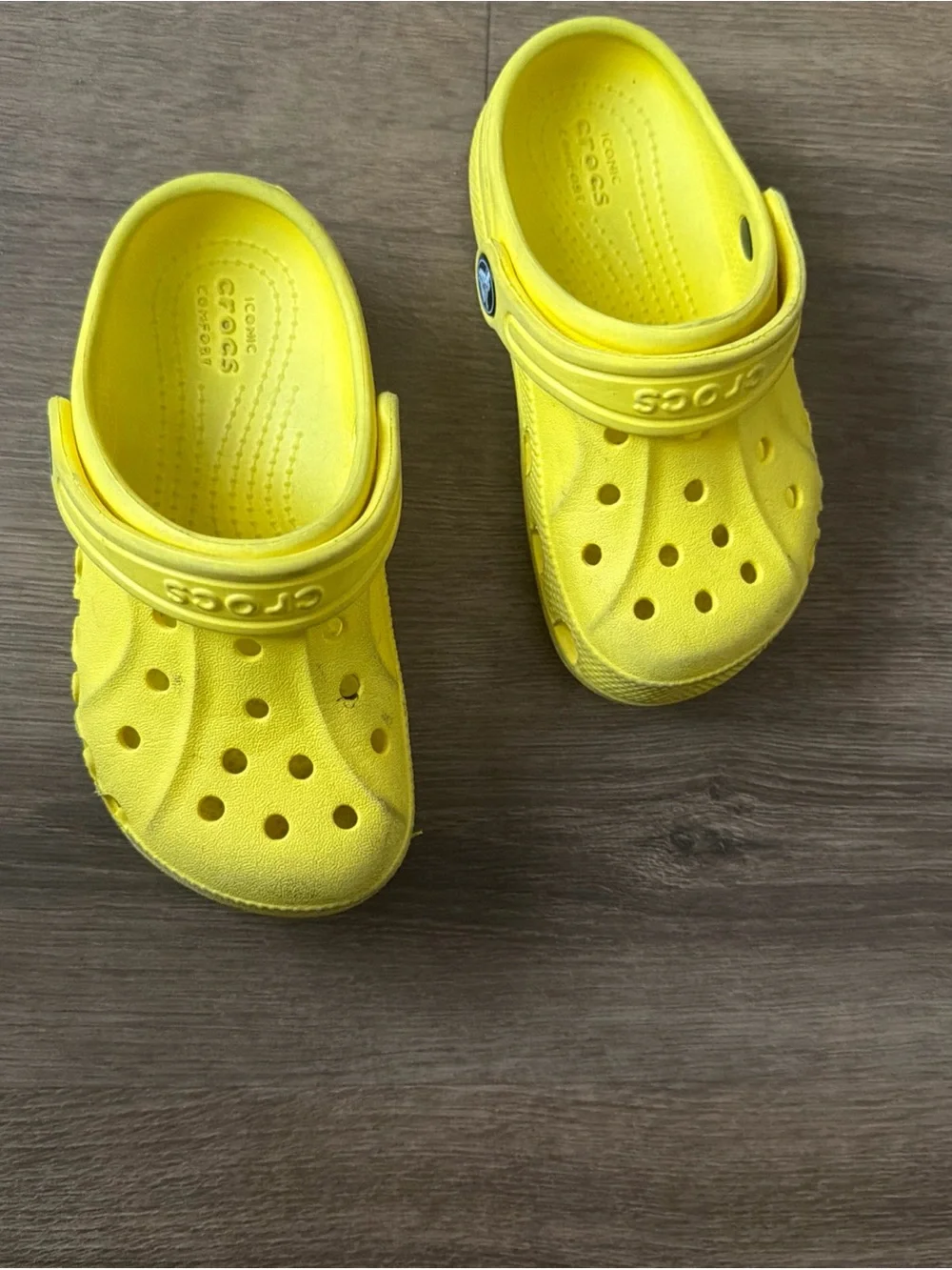 CROCS Kids Classic Clog in Yellow